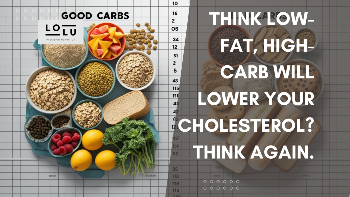 Think Low-Fat, High-Carb Will Lower Your Cholesterol? Think Again.