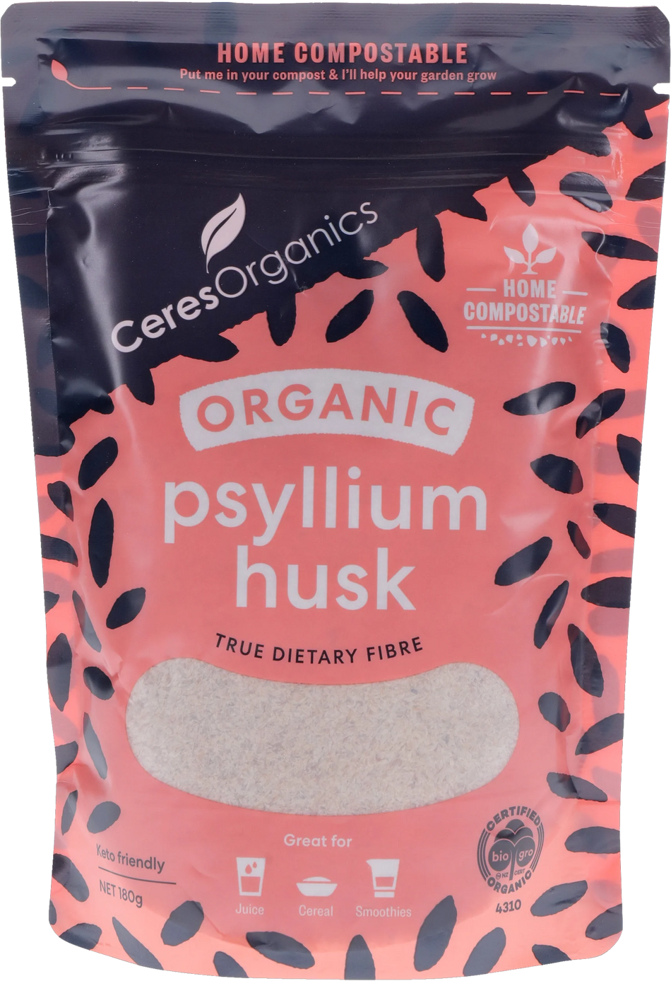 Ceres Organics Psyllium Husks 180g