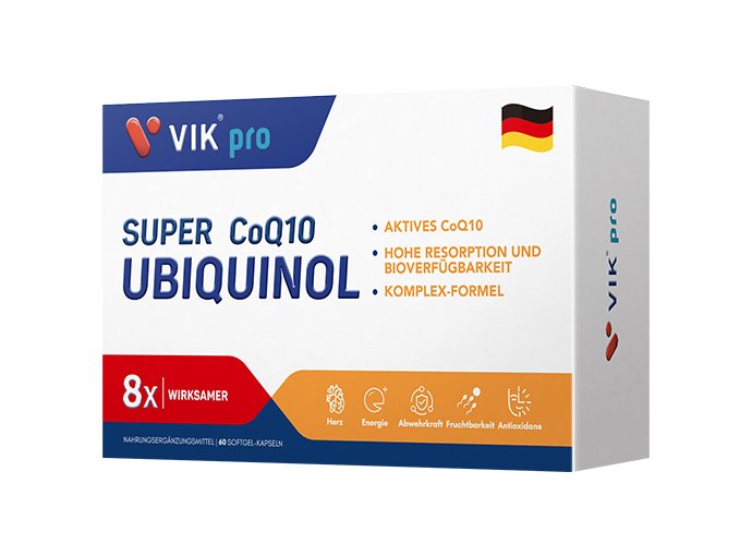 VIKPRO SUPER CoQ10 UBIQUINOL (30 Softgels)