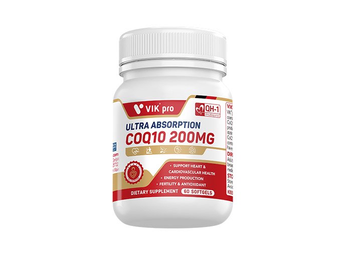 VIKPRO SUPER CoQ10 + PQQ UBIQUINOL (60s)