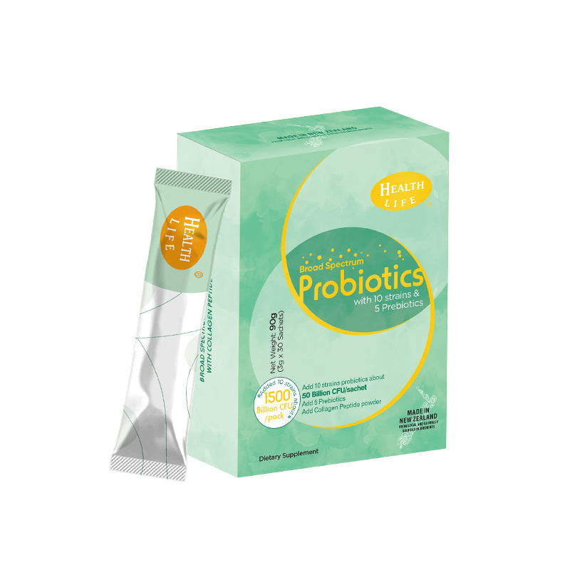 Health Life® Probiotics with collagen peptides 30s*3g