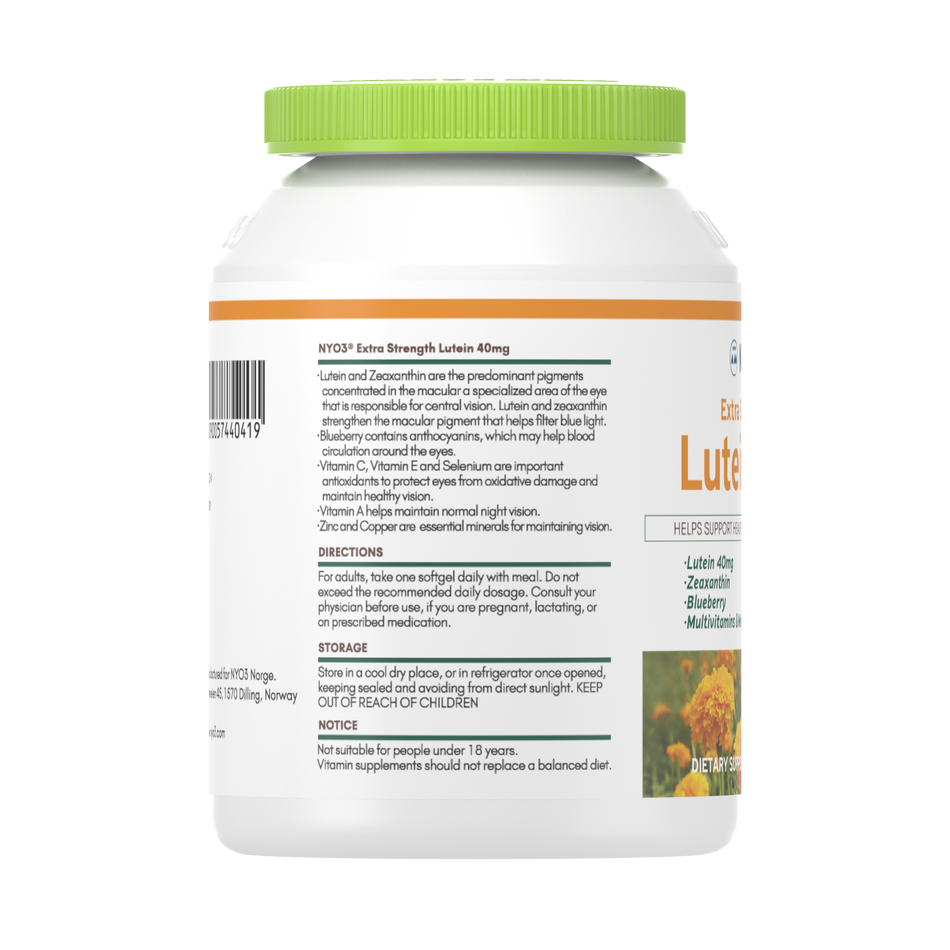 NYO3® Extra Strength lutein 40mg 30s