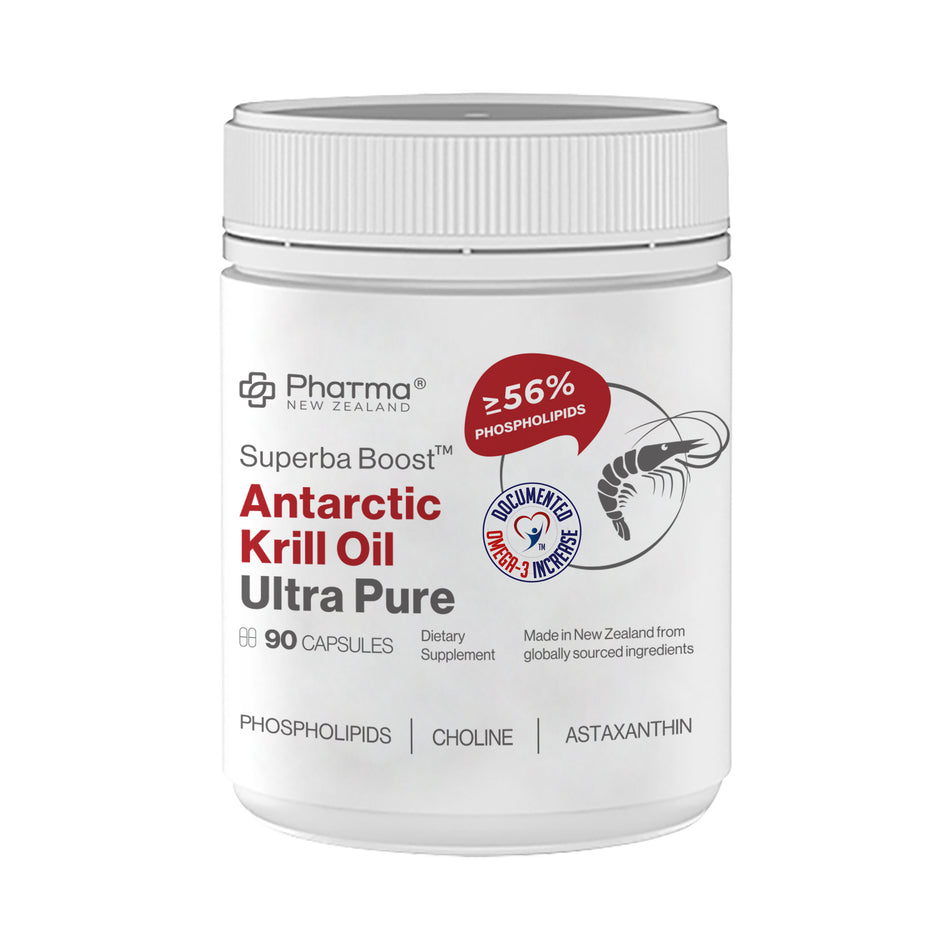 Pharma New Zealand™ Superba Boost® Antarctic Krill Oil Ultra Pure 90 Capsules