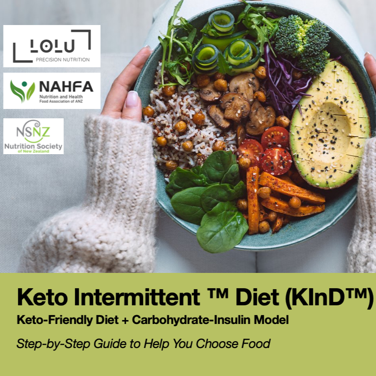 LOLU™ HEALTH Keto Intermittent™ (KInD™) プログラム 6 週間フォローアップ プラン (既存クライアントのみ): 4 週間 KInD + 2 週間 DASH プレート (登録栄養士、登録番号 82021301、登録栄養士、登録番号 20-02273)