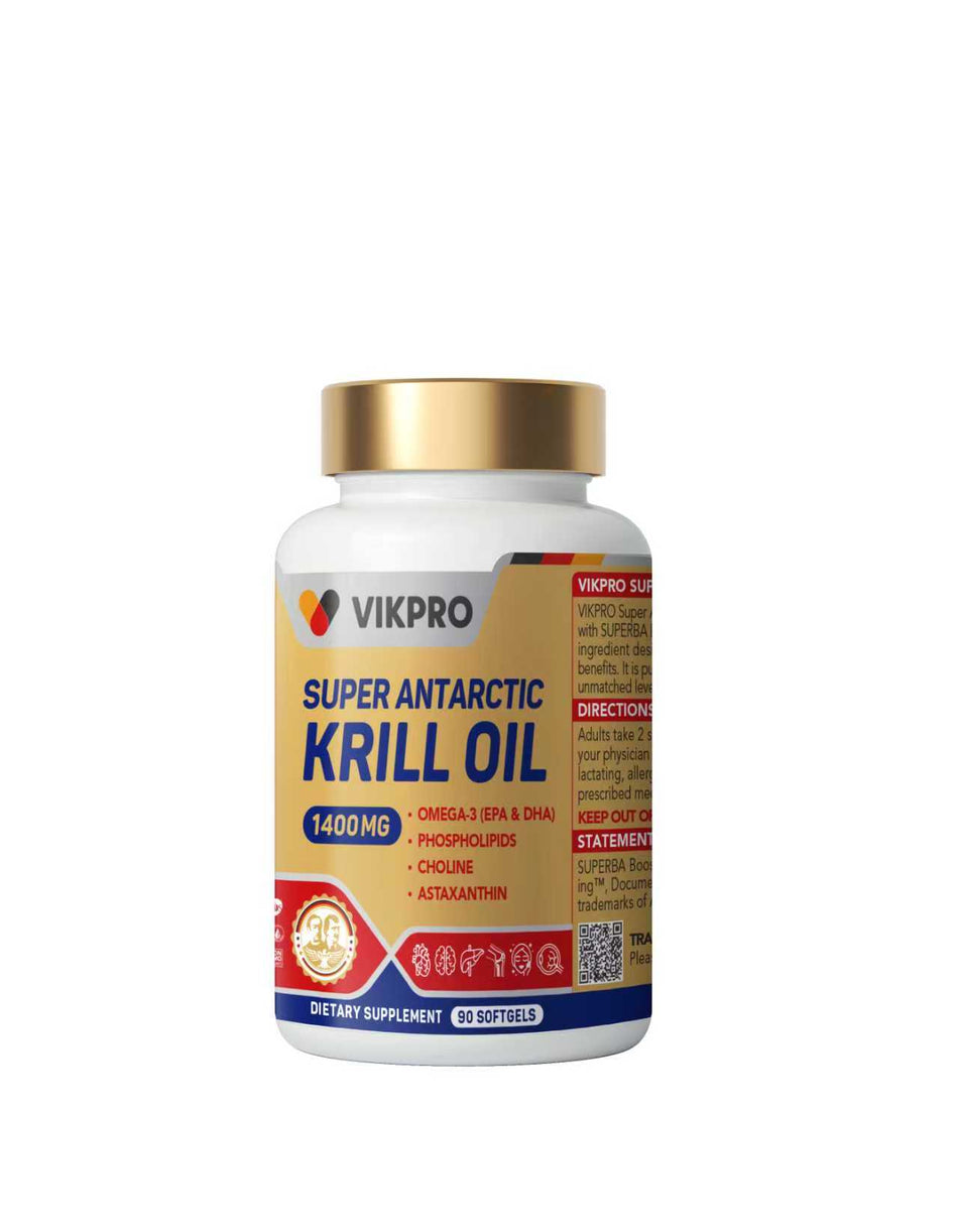 VIKPRO Antarctic KRILL OIL 700mg (90s)