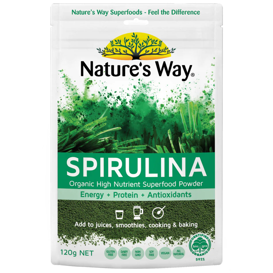 Nature's Way Super Foods Spirulina Powder 120g