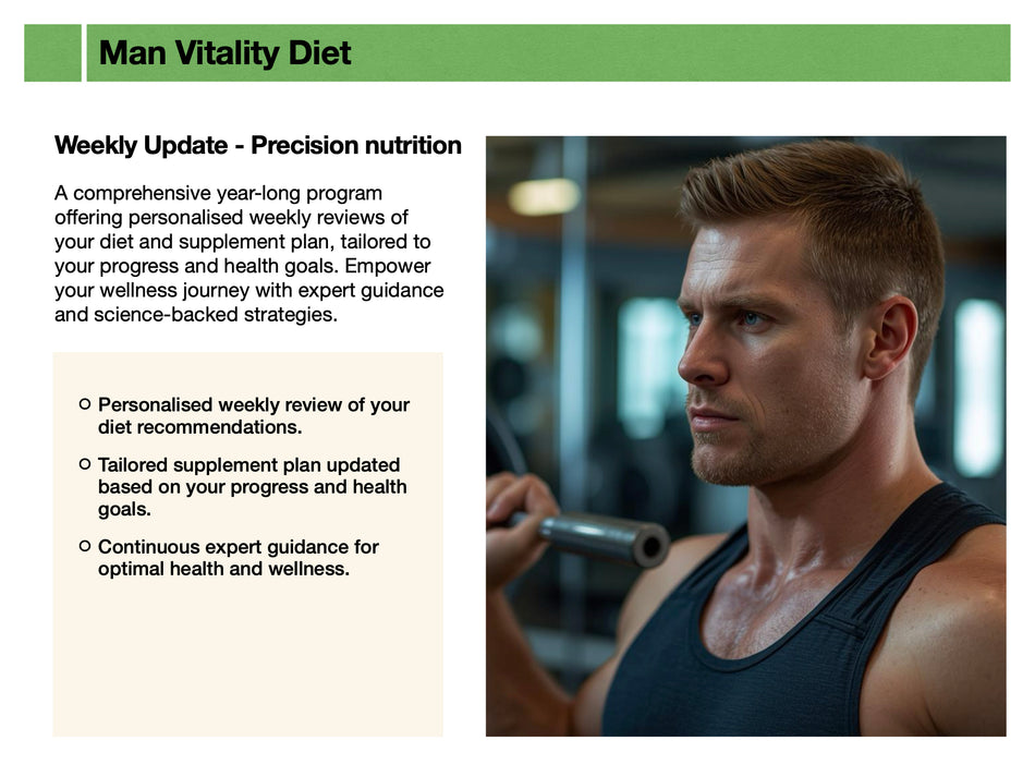 LOLU™ HEALTH Man Vitality Diet (Registered Nutritionist, Reg. 82021301; Registered Dietician, Reg. 20-02273)