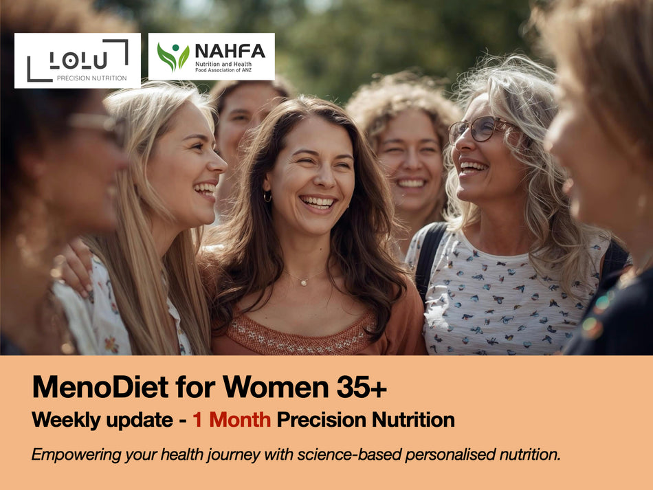 LOLU™ HEALTH MenoDiet（登録栄養士、登録番号82021301、登録栄養士、登録番号20-02273）