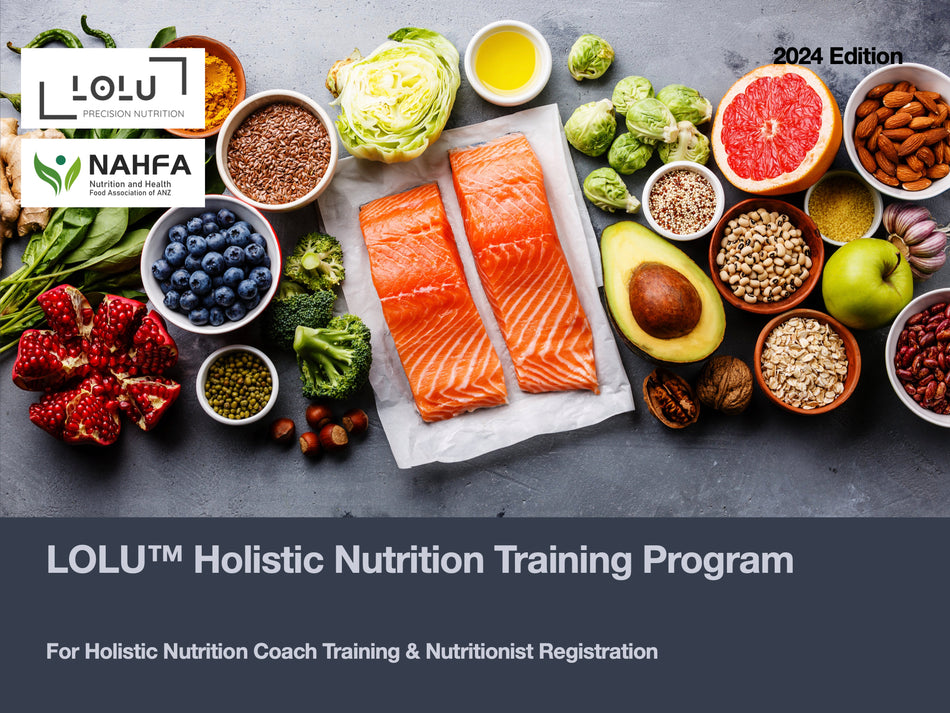 LOLU™ HEALTH Holistic Nutrition Training Program Phase I (12 weeks online course + 6 weeks practical work + 6 weeks FREE KInD™ Pro diet)