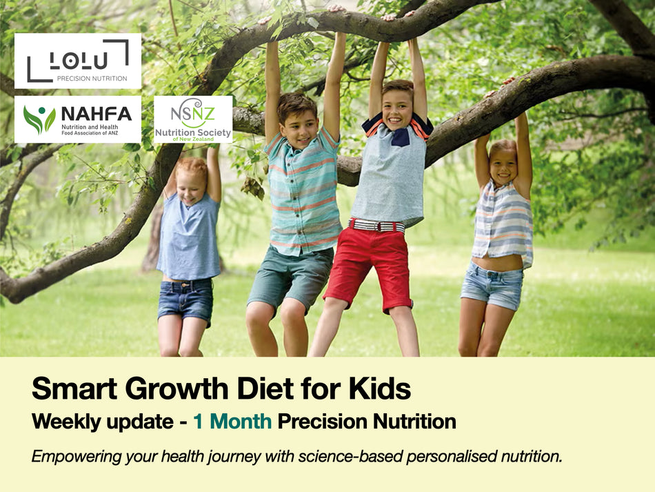 LOLU™ HEALTH  Kids Smart Growth Diet (Registered Nutritionist, Reg. 82021301; Registered Dietician, Reg. 20-02273)