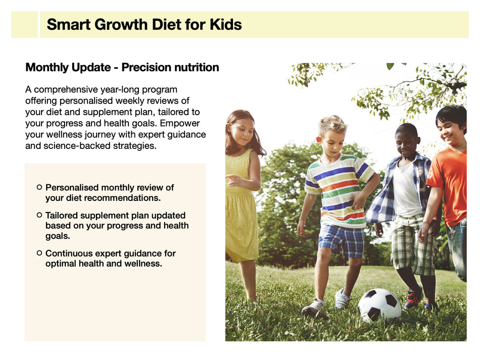 LOLU™ HEALTH  Kids Smart Growth Diet (Registered Nutritionist, Reg. 82021301; Registered Dietician, Reg. 20-02273)