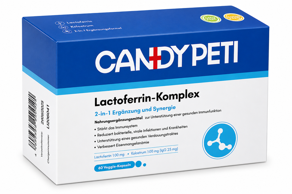 CANDYPETI 犬猫用高純度ラクトフェリン | 60カプセル