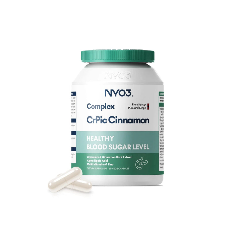 Buy 3 NYO3® Antarctic Krill Oil Amundsen Omega-3 Softgels 500mg 90s get FREE CrPic Cinnamon