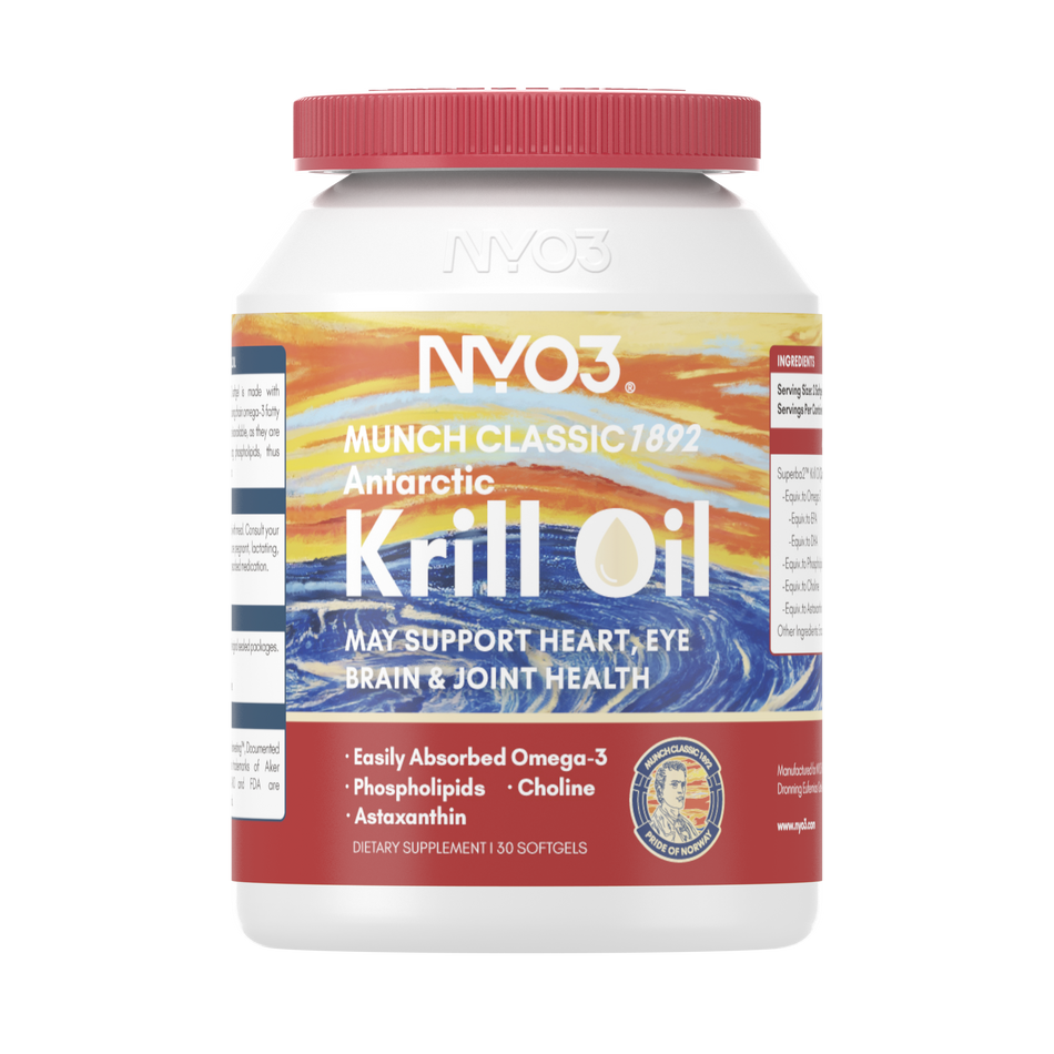 NYO3® MUNCH CLASSIC 1892 Antarctic Krill Oil Softgels 425mg 30's