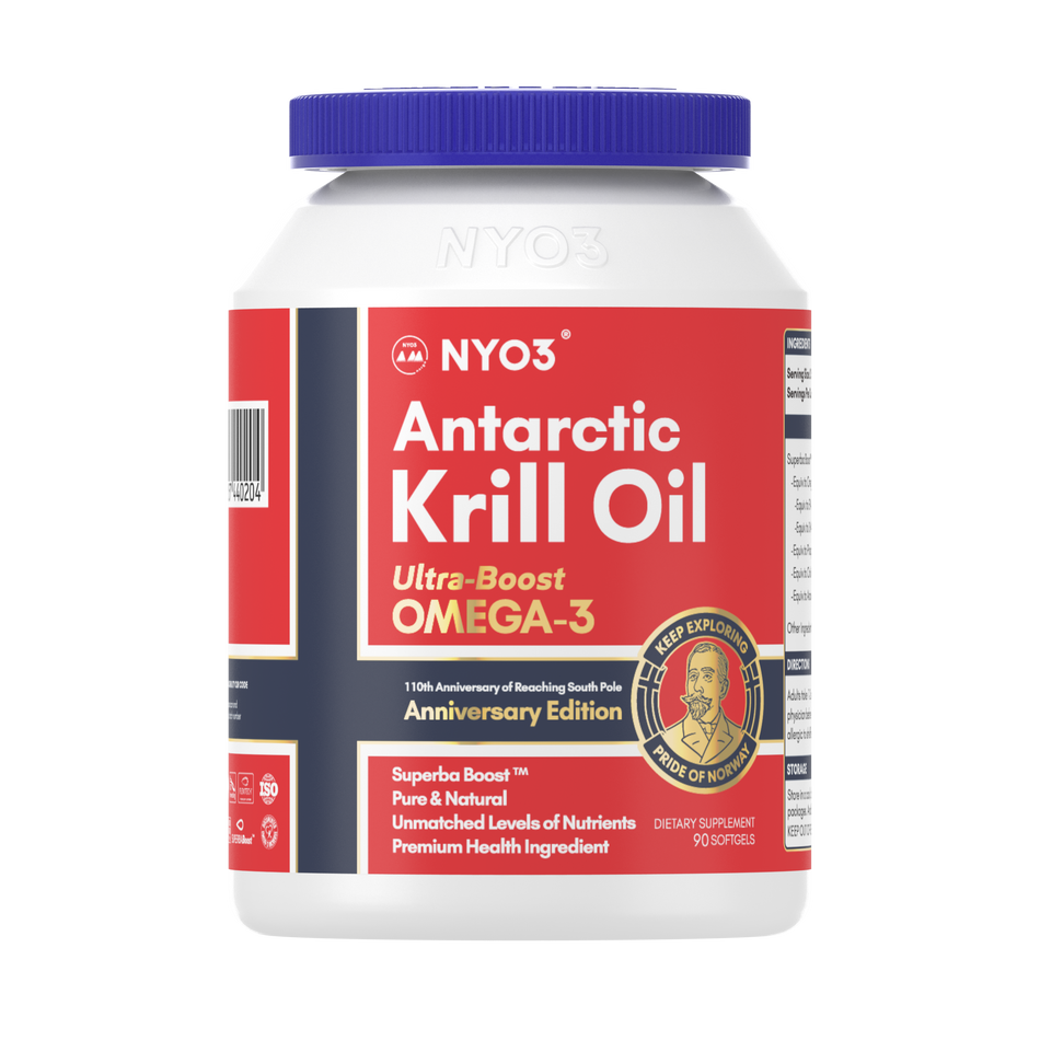 NYO3® Antarctic Krill Oil Amundsen Omega 3 Softgels 500mg, 90ct.