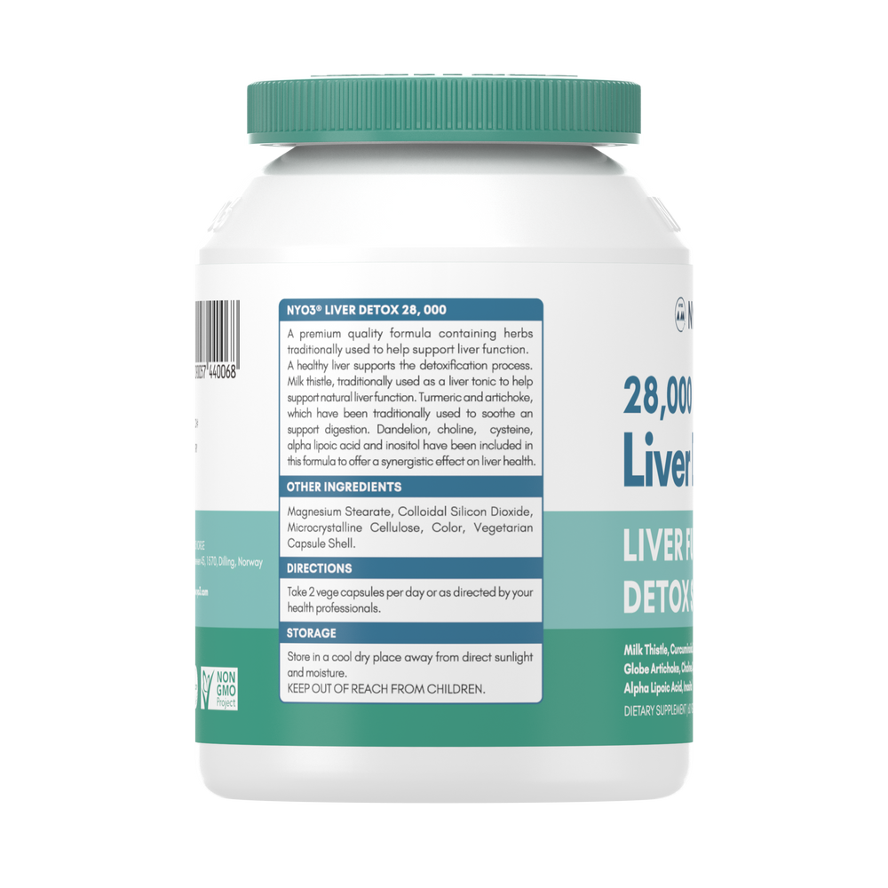 
                  
                    NYO3® 28000 Liver Detox Capsules 700mg 60s
                  
                