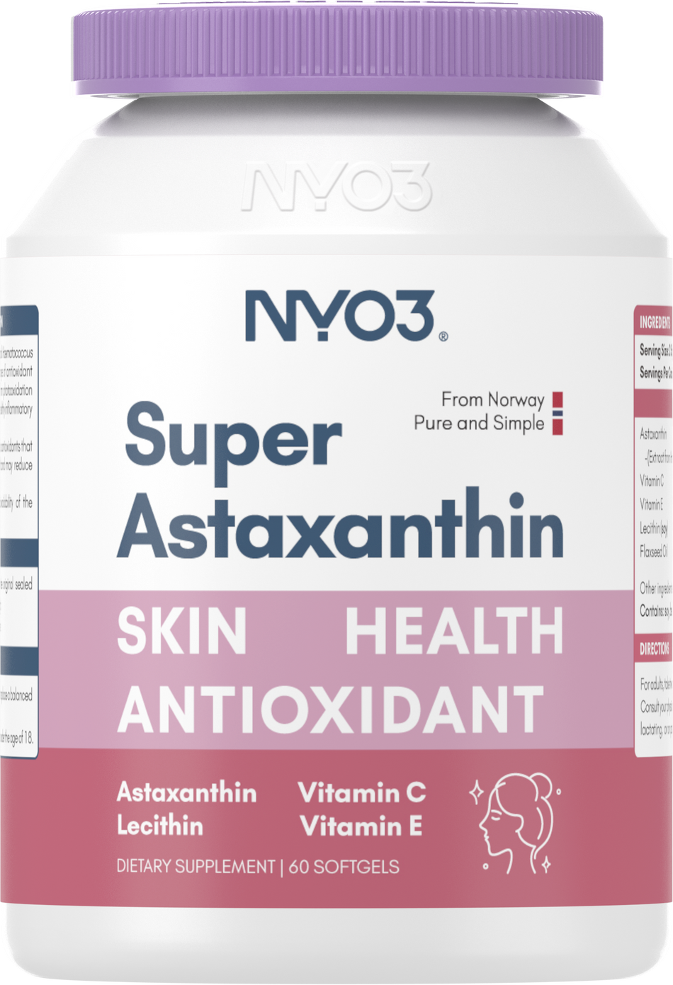 NYO3® Super Astaxanthin Softgels 500mg