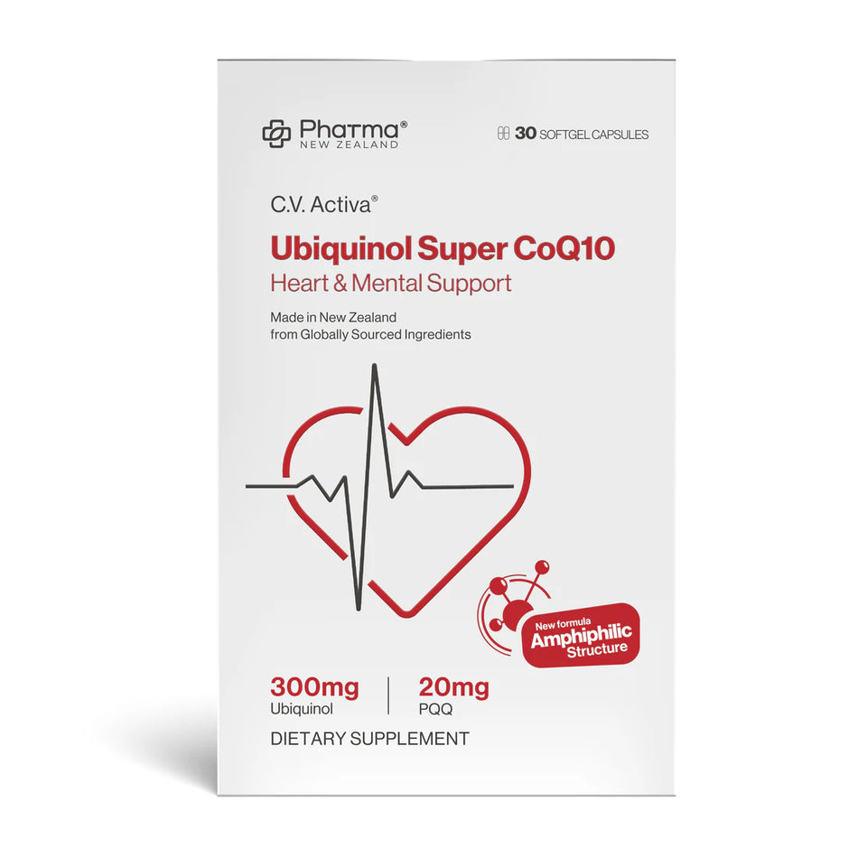 Pharma New Zealand™ Ubiquinol Super CoQ10 with Amphiphilic Structure