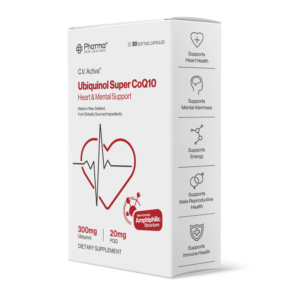 Pharma New Zealand™ Ubiquinol Super CoQ10 with Amphiphilic Structure