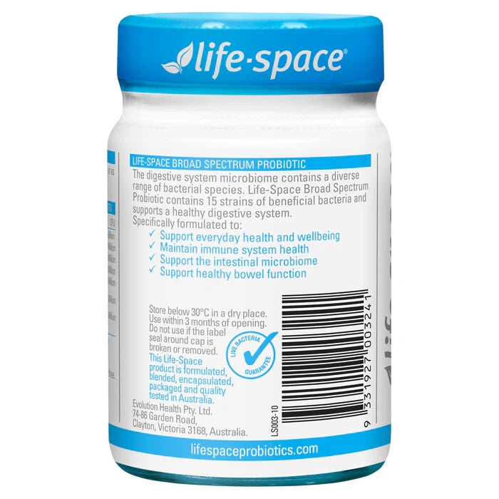 Life Space® Broad Spectrum Probiotic 60 Capsules