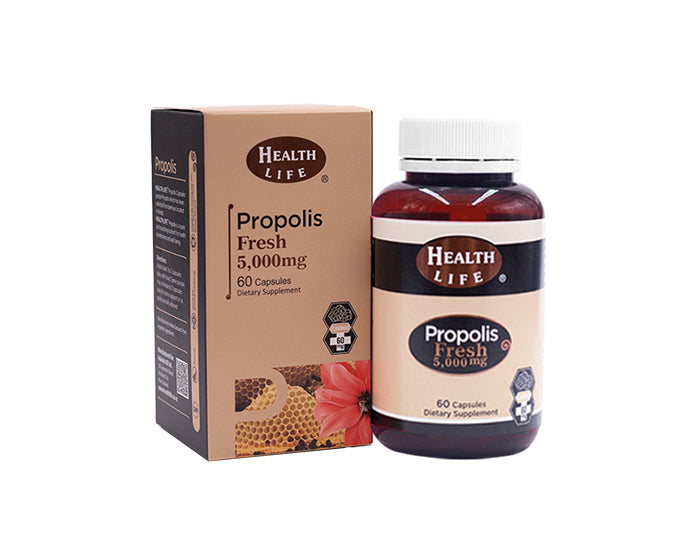 Health Life® 高強度蜂膠 5000mg 60 粒