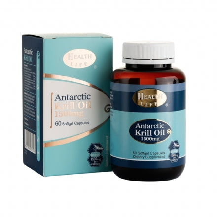 Health Life® High Strength Antarctic Krill Oil 500mg 90s