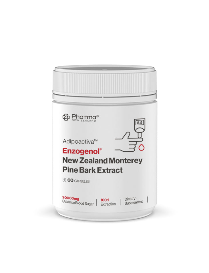 Pharma New Zealand™ ADIPOACTIVA™ Enzogenol™ New Zealand Maritime Pine Bark Extract