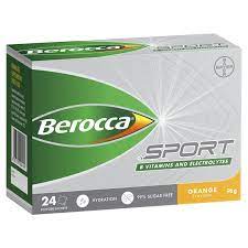 Berocca Sport Electrolyte Powder Orange 24 Pack