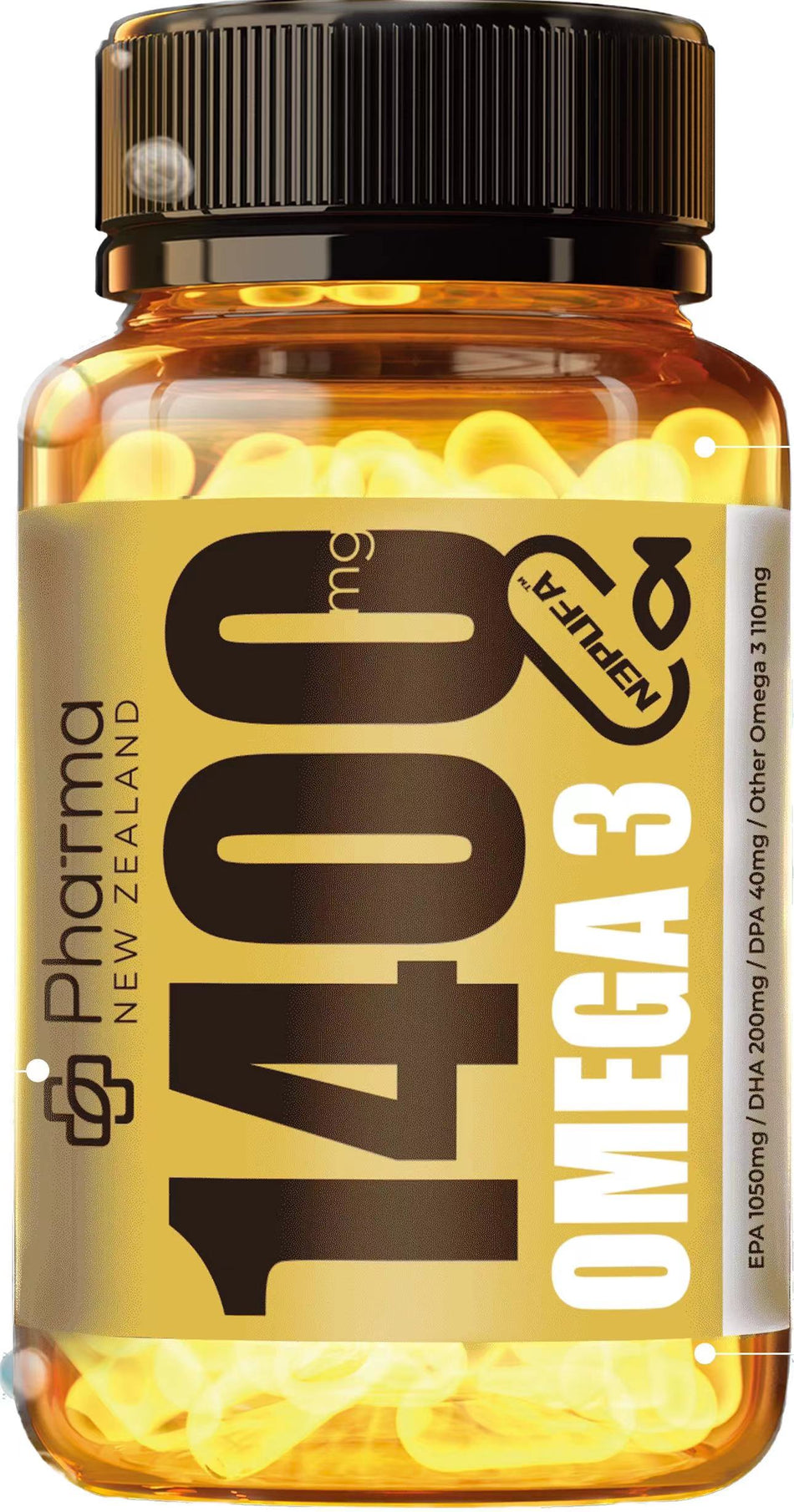 Buy 3 PNZ™ Omega-3 EPA 1440 Fish Oil (60 Capsules) + 1 Health Life® NMN Ultimate 27,000mg+PQQ (90s)